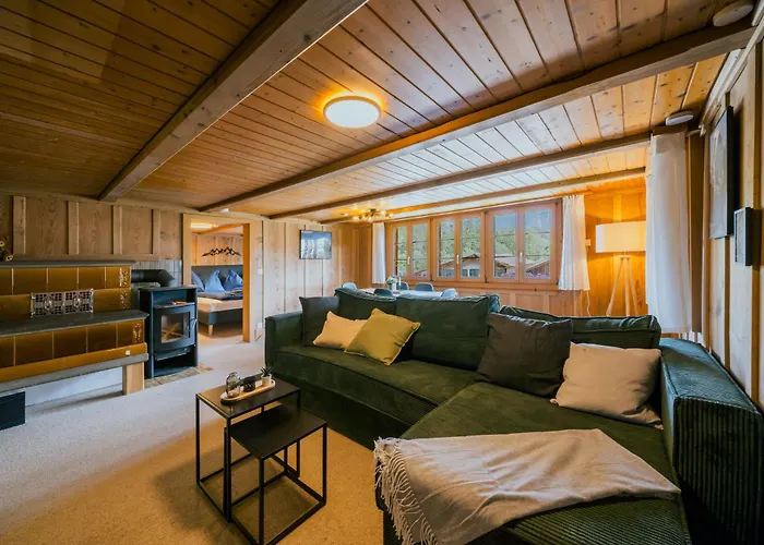 Mountain View Near Brienz With Hot Tub & Free Parking 公寓 Kienholz