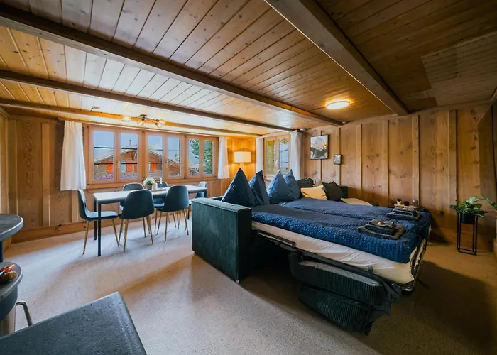 Mountain View Near Brienz With Hot Tub & Free Parking 公寓 Kienholz